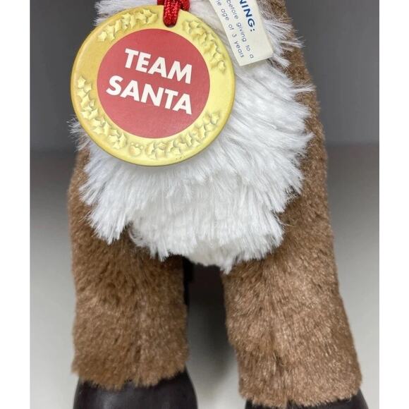 Build a Bear Team Santa Mini Reindeer Plush Employee Exclusive 10” Christmas - Picture 6 of 10
